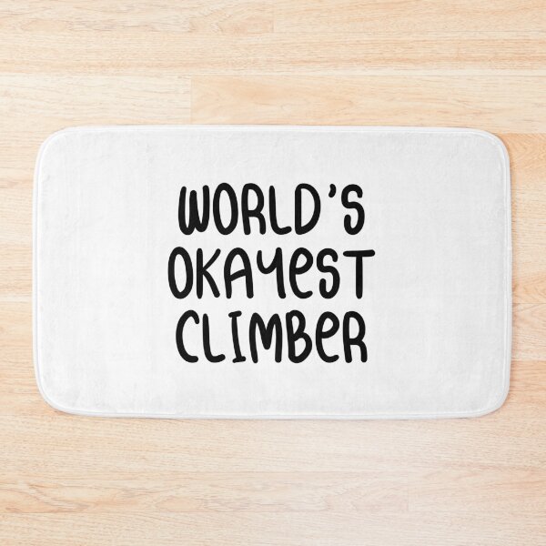 Item preview, World's Okayest Climber - Funny Rock Climbing T-Shirt designed and sold by Seth's Tees.