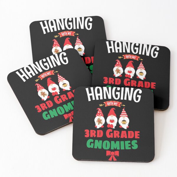 Item preview, Hanging with my Third Grade Gnomies - Funny 3rd Grade Garden Gnomies - Cute Gnomies Third Grade Christmas designed and sold by Run to Creations.