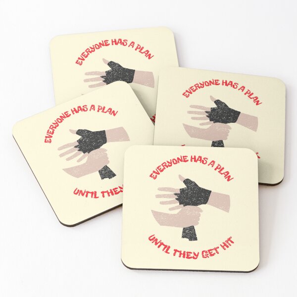 Item preview, Everyone Has A Plan Until They Get Hit Fighter Hands designed and sold by Mustard Prophet.