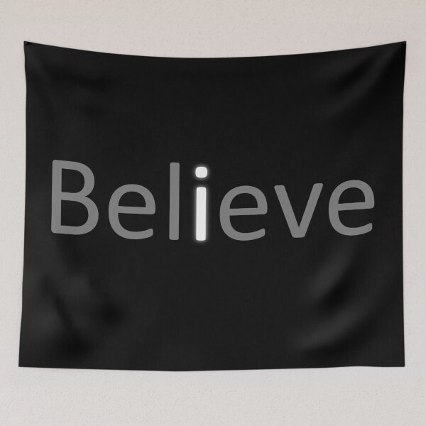 Item preview, Believe in youself text design designed and sold by kanugi.
