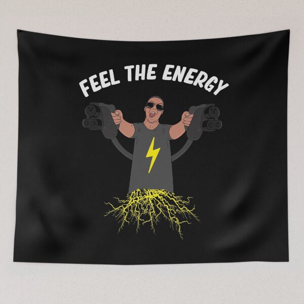 Item preview, Feel The Energy Electric Car Charging CCS designed and sold by Paulina Vanlife.