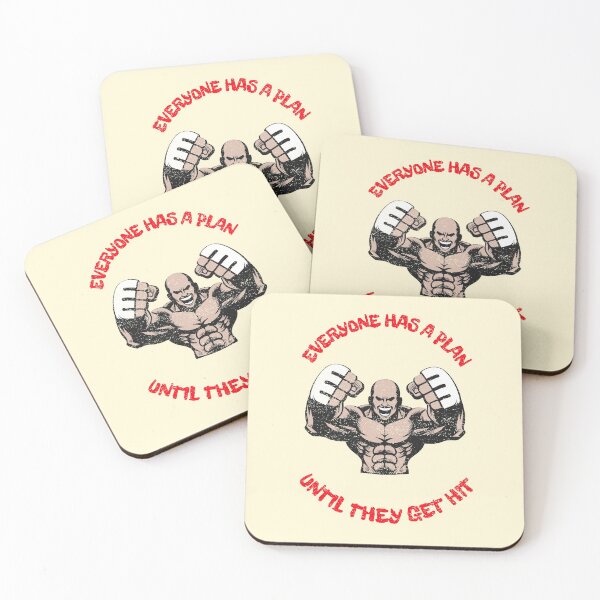 Item preview, Everyone Has A Plan Until They Get Hit Fighter Man designed and sold by Mustard Prophet.