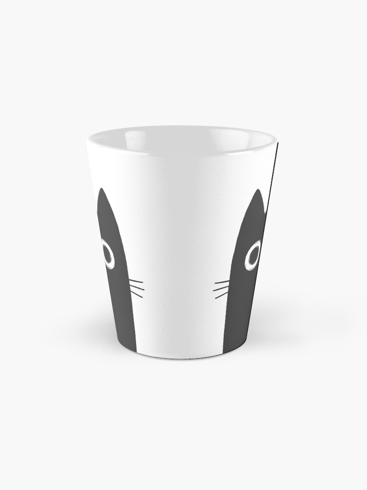 Alternate view of Staring Black Cat Mug