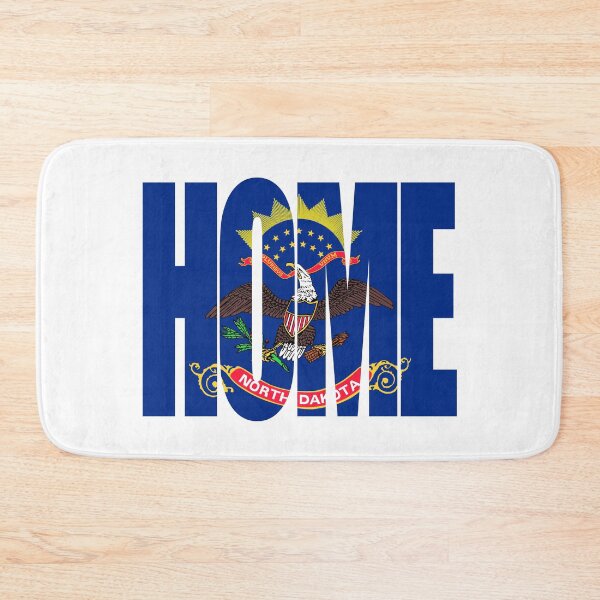 Item preview, North Dakota Home - State Flag designed and sold by DonDota.