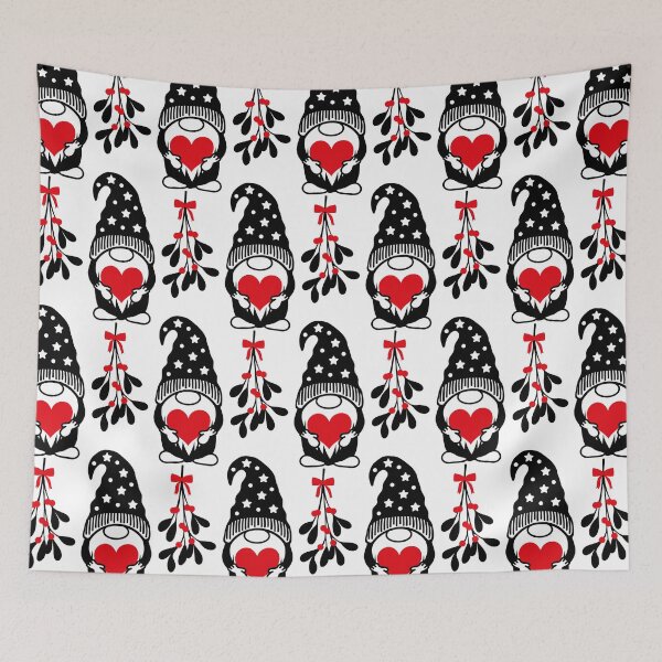 Item preview, Gnome under the mistletoe designed and sold by HotVector.