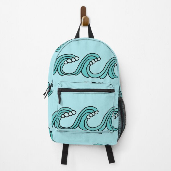 Item preview, Three blue ocean waves designed and sold by Chubuter.