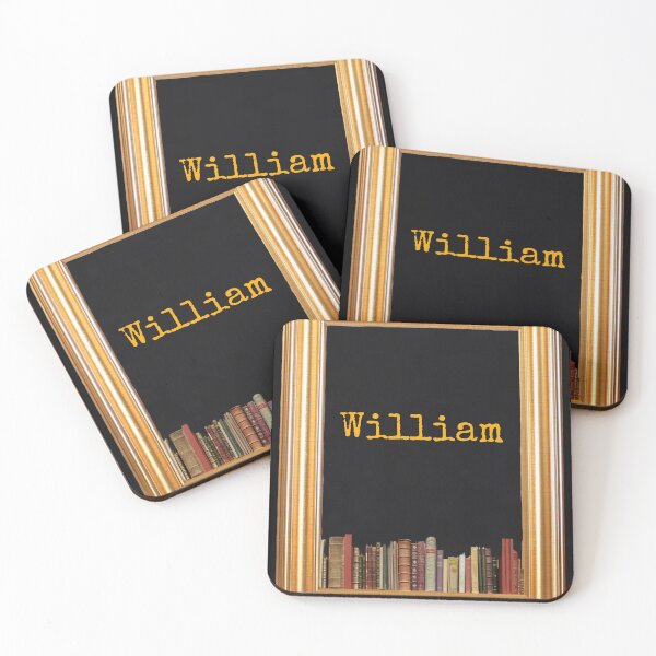 Item preview, William loves books designed and sold by Pelikancrazy.