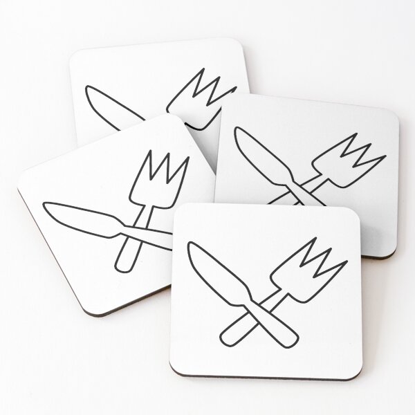 Item preview, Knife And Fork I Love Cooking designed and sold by Paulina Vanlife.