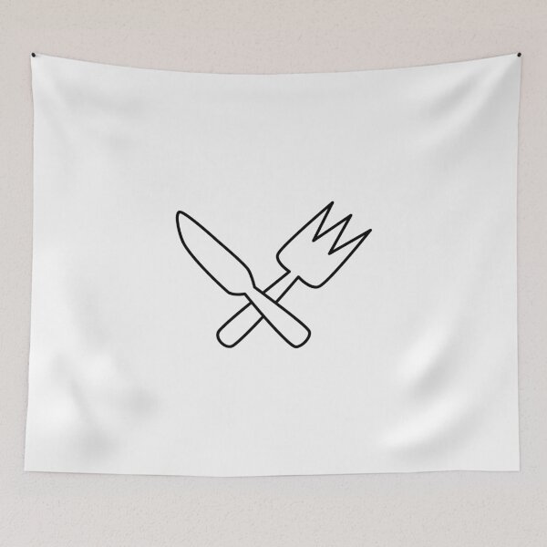 Item preview, Knife And Fork I Love Cooking designed and sold by Paulina Vanlife.