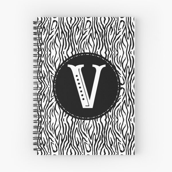 Artikelvorschau, Zebra-Monogramm Buchstabe V. entworfen und verkauft von MarkTees.