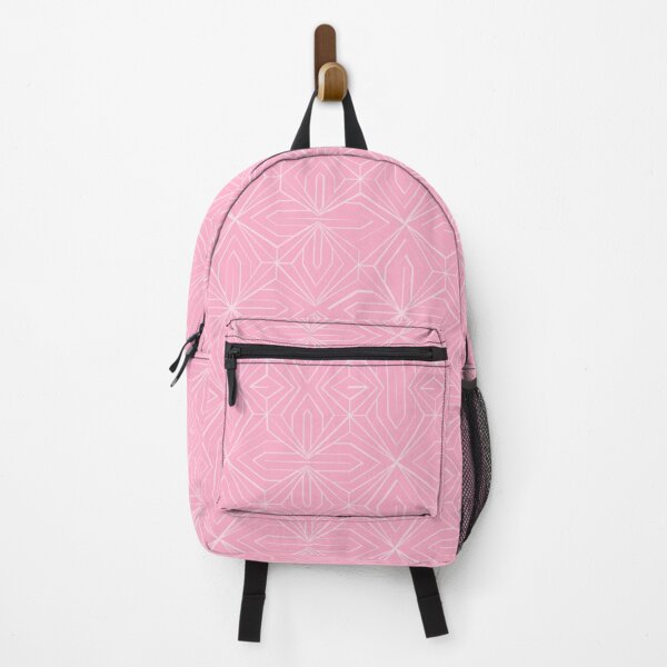 Item preview, Pale Pink and White Geometric Pattern designed and sold by WiccaFairy.