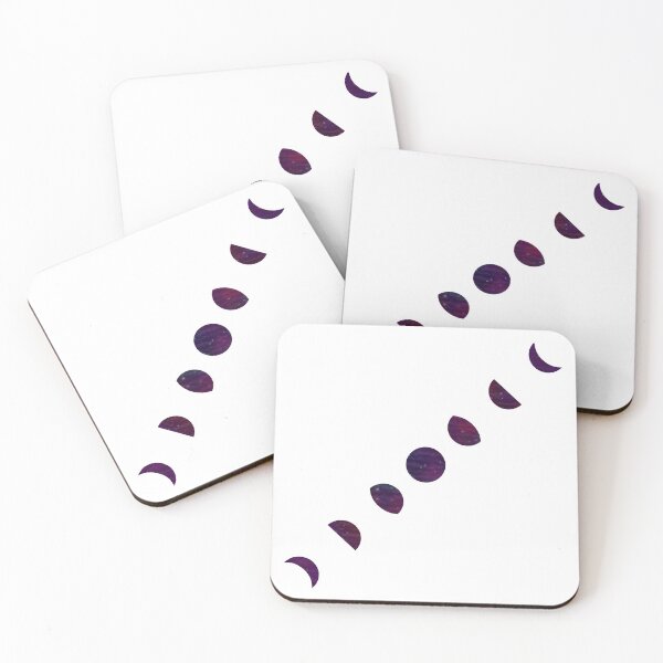 Item preview, Watercolor Space Moon Phases designed and sold by WitchyMomFriend.