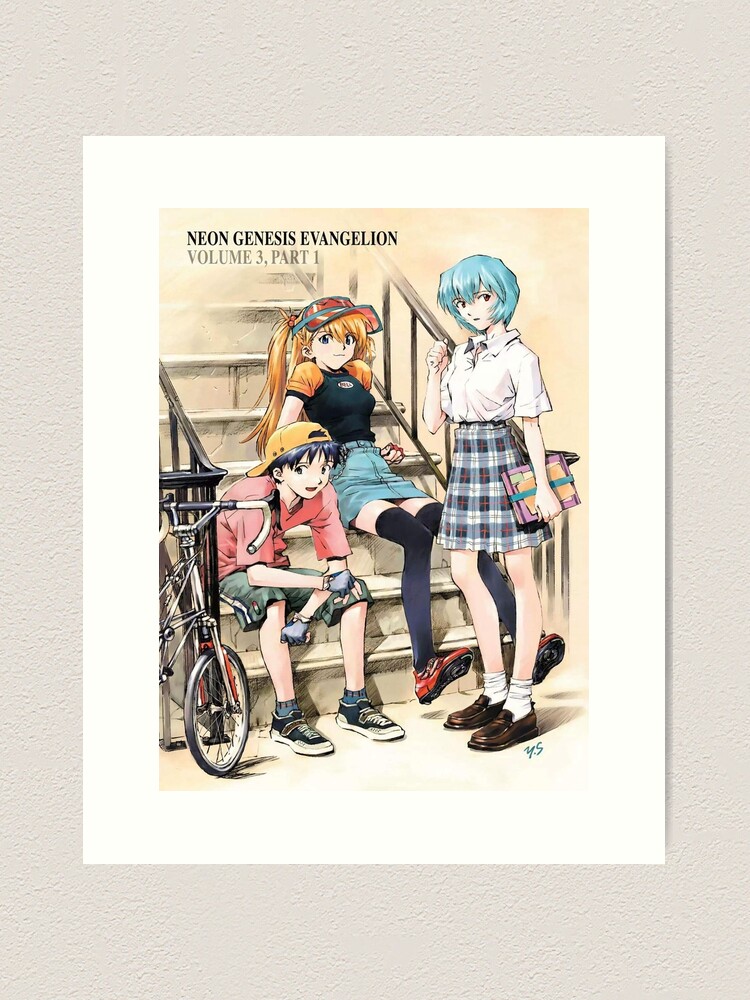 Neon Genesis Evangelion Manga Art Board Print for Sale by GeeknGo