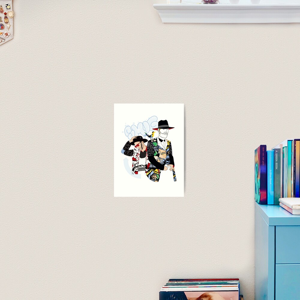 Jewish on Graffiti Art Print