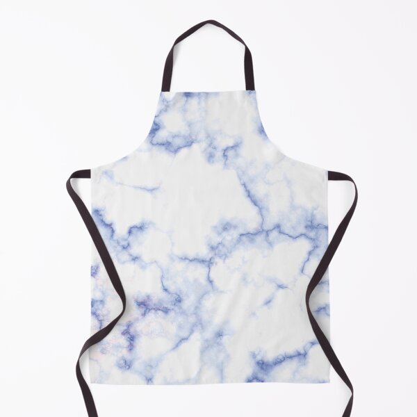 Item preview, White and Blue Marble Pattern designed and sold by thesnowwhyte.