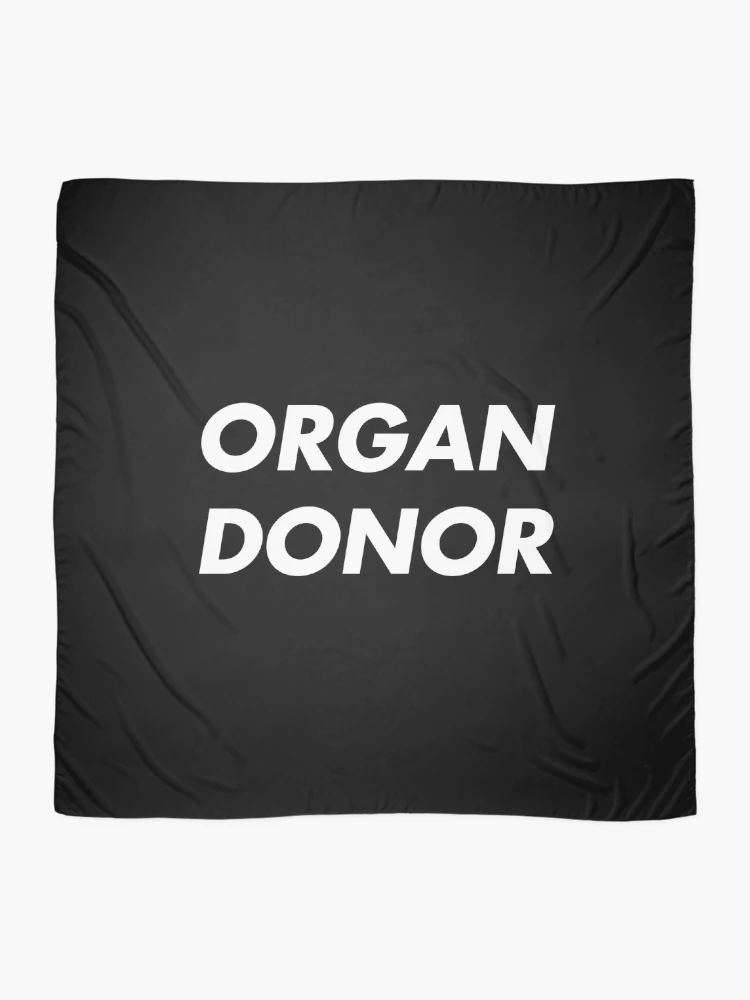 Thumbnail 2 of 3, Scarf, ORGAN DONOR designed and sold by Incapability.