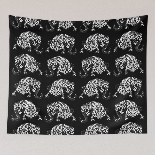 Item preview, kawaii axolotl frog pattern ecopop designed and sold by jorgelebeau.