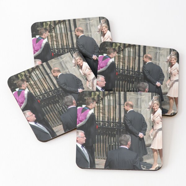 Item preview, Prince Edward & Sophie Arrive at Mike & Zara's Wedding designed and sold by justbmac.