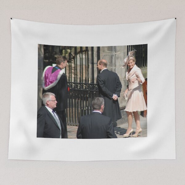 Item preview, Prince Edward & Sophie Arrive at Mike & Zara's Wedding designed and sold by justbmac.