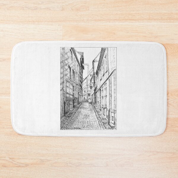 Item preview, Cobbled Alley in Moulins France designed and sold by Dai Wynn Fine Art.