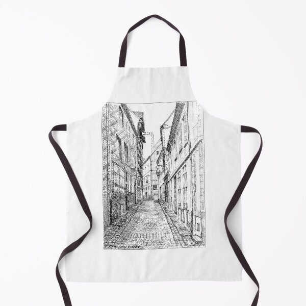 Item preview, Cobbled Alley in Moulins France designed and sold by Dai Wynn Fine Art.