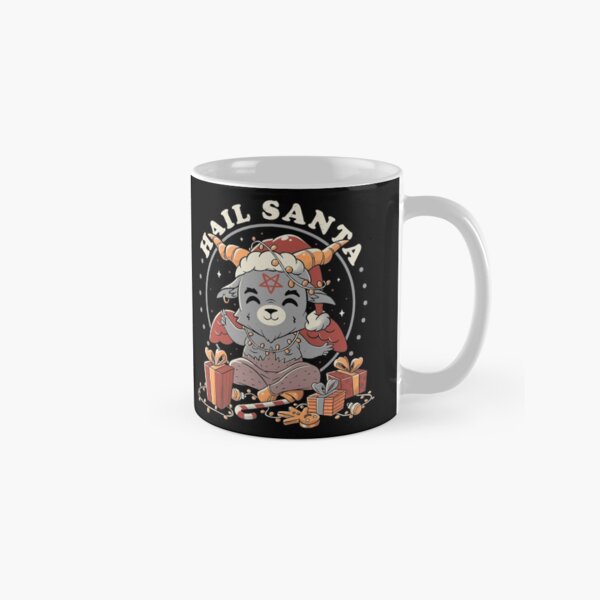 Item preview, Hail Santa Funny Cute Evil Christmas Baphomet designed and sold by EduEly.