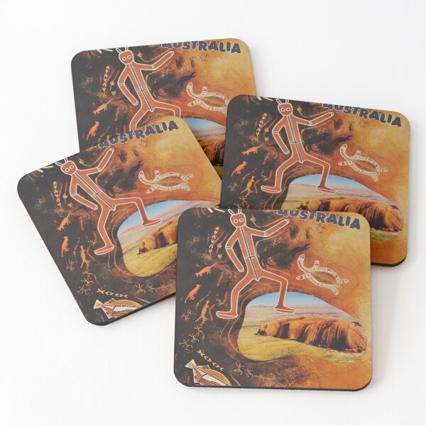 Item preview, retro classic Central Australia poster designed and sold by CorasPosters.