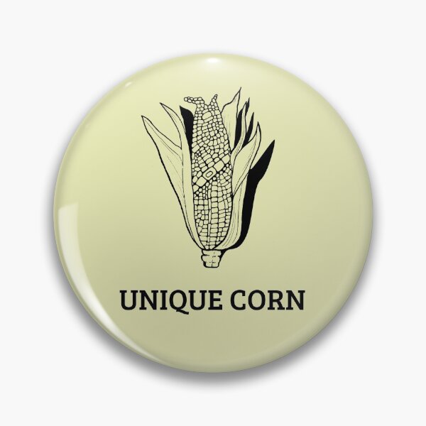 Item preview, Unique Corn Unicorn Pun - Black and White designed and sold by Callmejohn.