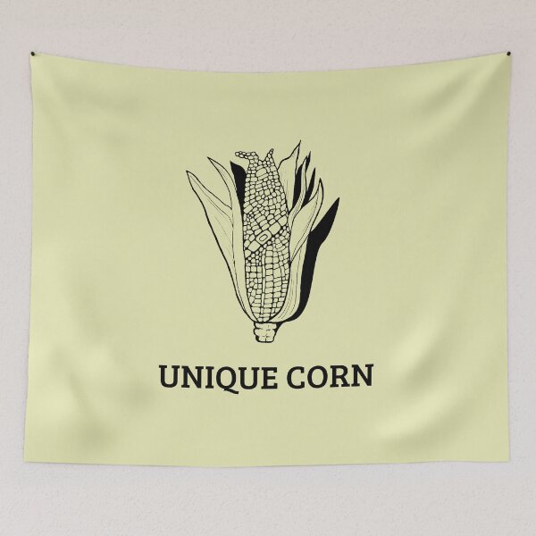 Item preview, Unique Corn Unicorn Pun - Black and White designed and sold by Callmejohn.