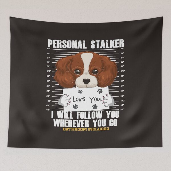 Item preview, Cavalier King Spaniel Cartoon Bathroom  designed and sold by MrEddie10.