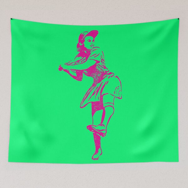 Item preview, Woman baseball player print  designed and sold by Md1982.