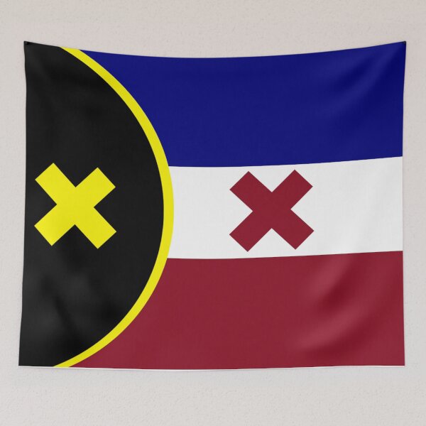 Item preview, L'Manberg Dream SMP Flag designed and sold by artsydoodles.