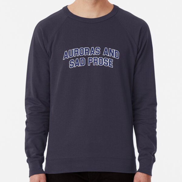 Auroras and Sad Prose Collegiate Folklore Taylor Swift Lightweight Sweatshirt
