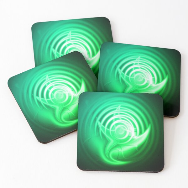 Item preview, Abstract cosmic green designed and sold by Crystalsgraphix.