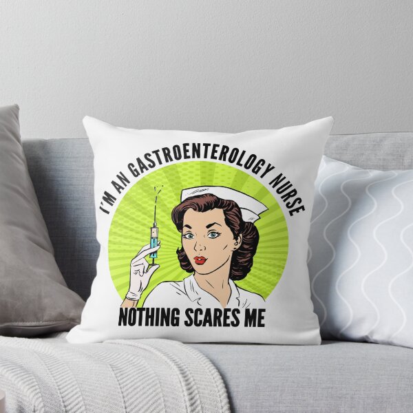 Item preview, Funny Retro I'm a Gastroenterology Nurse Nothing Scares Me Gift designed and sold by Claudia Harbaugh.