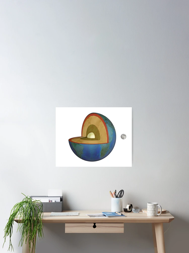 Thumbnail 2 of 3, Poster, Earth designed and sold by ScienceSource.