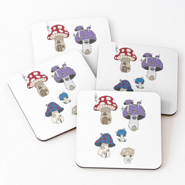 Item preview, Mushroom Houses designed and sold by Threestickersco.