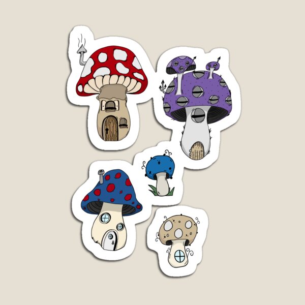 Item preview, Mushroom Houses designed and sold by Threestickersco.