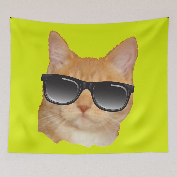 Item preview, Cat with sunglasses designed and sold by keisthard.