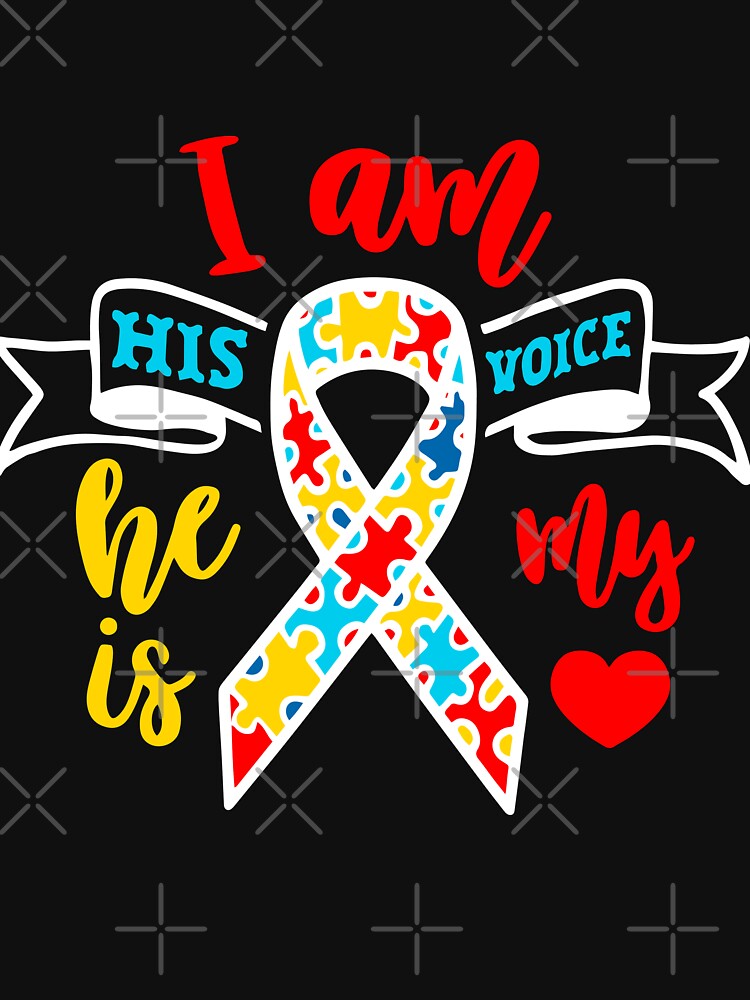 Autism I Am His Voice He Is My Love by NextLVLShirts