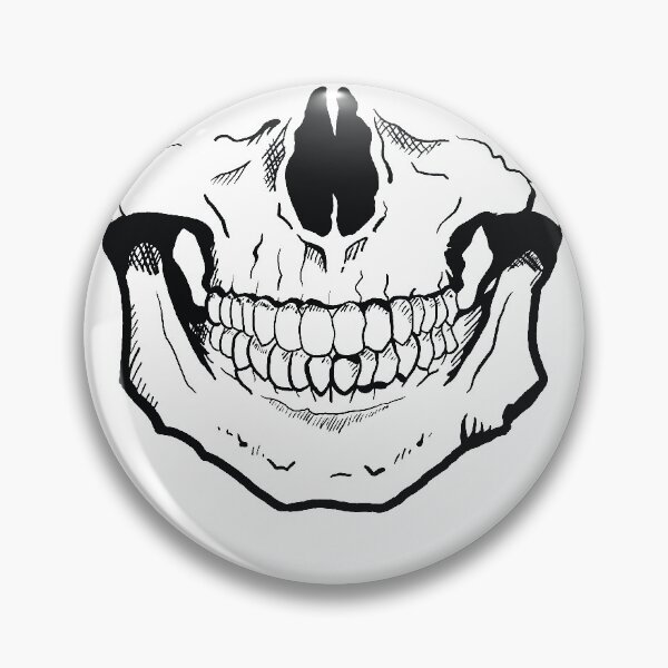Item preview, Skull Face, Black designed and sold by SquidAndBear.