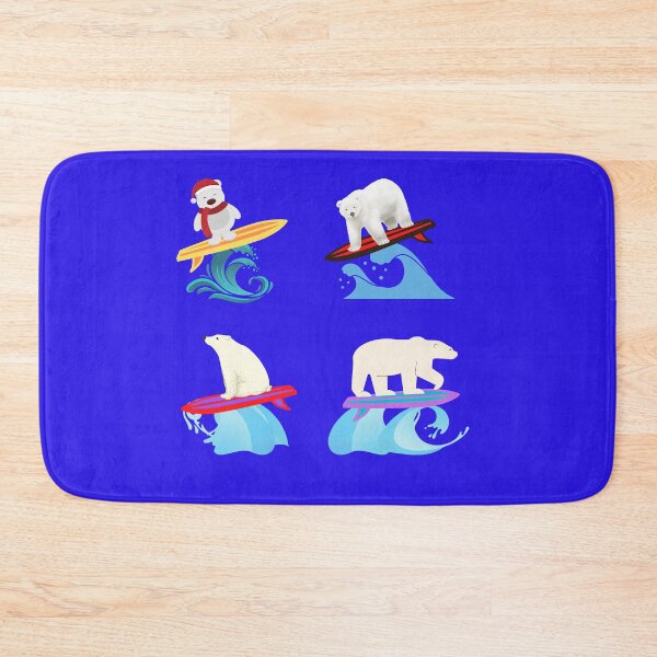 Item preview, Smiling Surfing Polar Bears | Bizarre Surfers Pack 9 designed and sold by SerendipityNow.