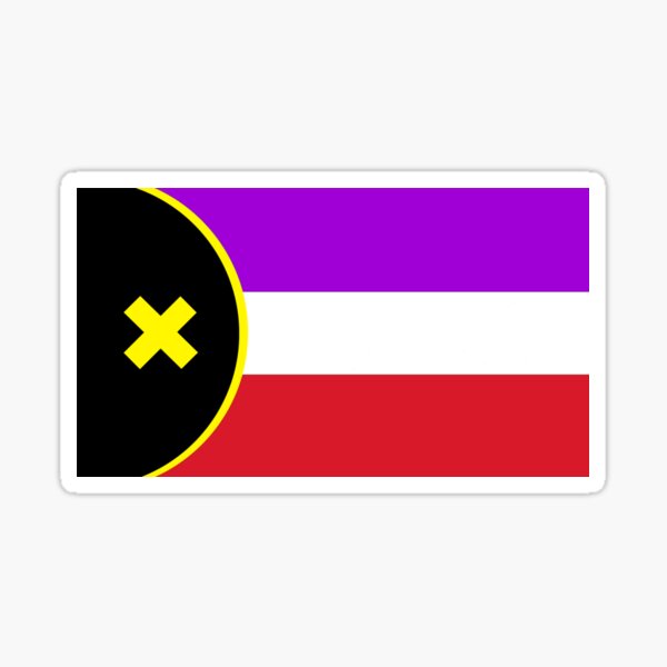 "L'Manberg Dream SMP OG Flag" Sticker by artsydoodles | Redbubble