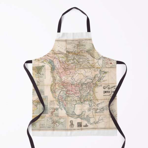 Item preview, Vintage map of the United States designed and sold by PetsArt.