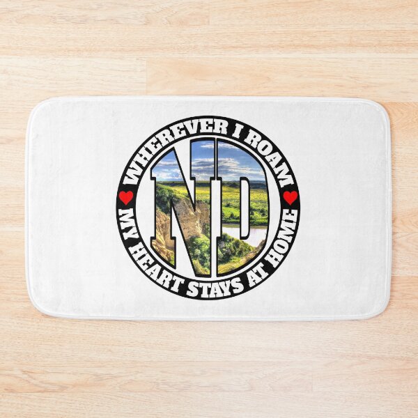 Item preview, Heart Stays Home - North Dakota designed and sold by DonDota.
