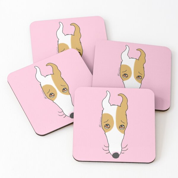 Item preview, Please? - White and fawn greyhound designed and sold by Noodlehorses.