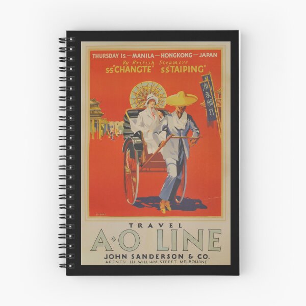 Item preview, retro classic Manila HongKong Japan poster designed and sold by CorasPosters.