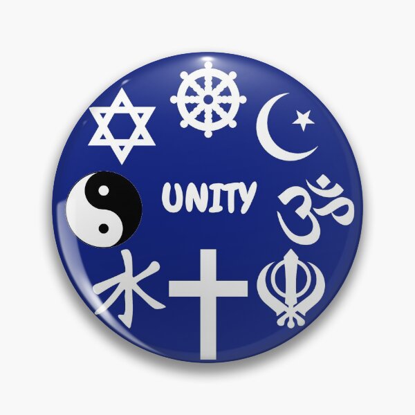 Item preview, Unity Of Religion Clipart Symbols In Blue designed and sold by LuckyKermit.