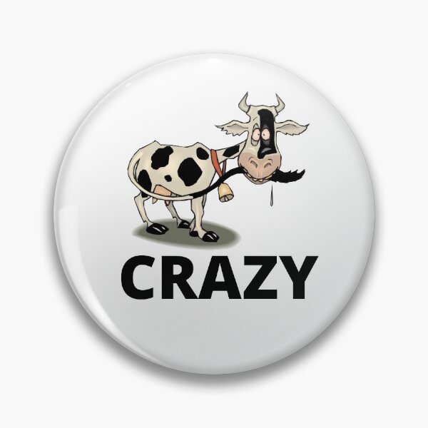 Item preview, Funny Crazy Cow Design designed and sold by FLUMPYFINGERS.