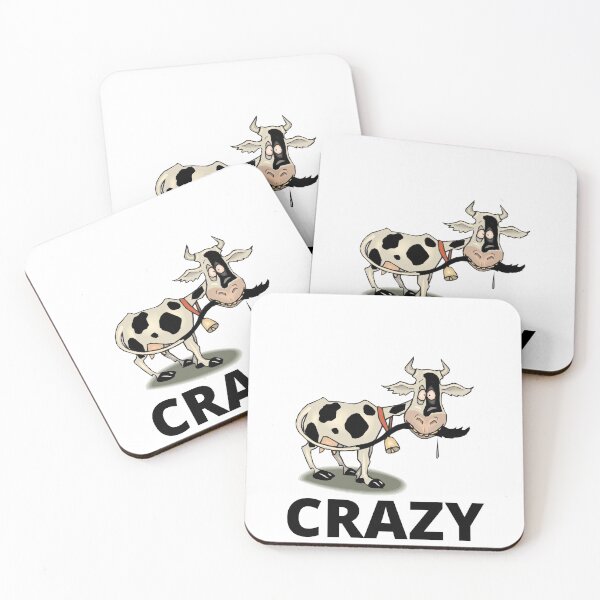 Item preview, Funny Crazy Cow Design designed and sold by FLUMPYFINGERS.
